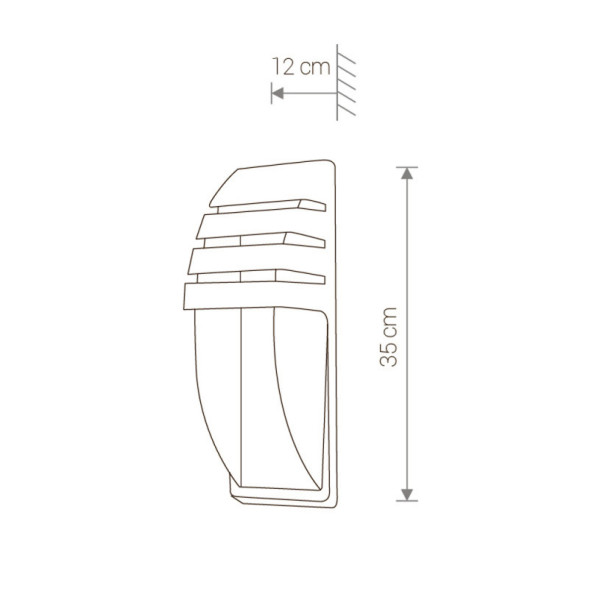 Уличный настенный светильник Nowodvorski MISTRAL 3393
