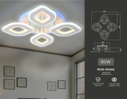 Потолочный светильник Ambrella Light ACRYLICA FA8841