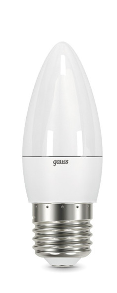 Светодиодная лампа Gauss Свеча 103102110 9.5W 220V 890lm E27 белый (теплый)