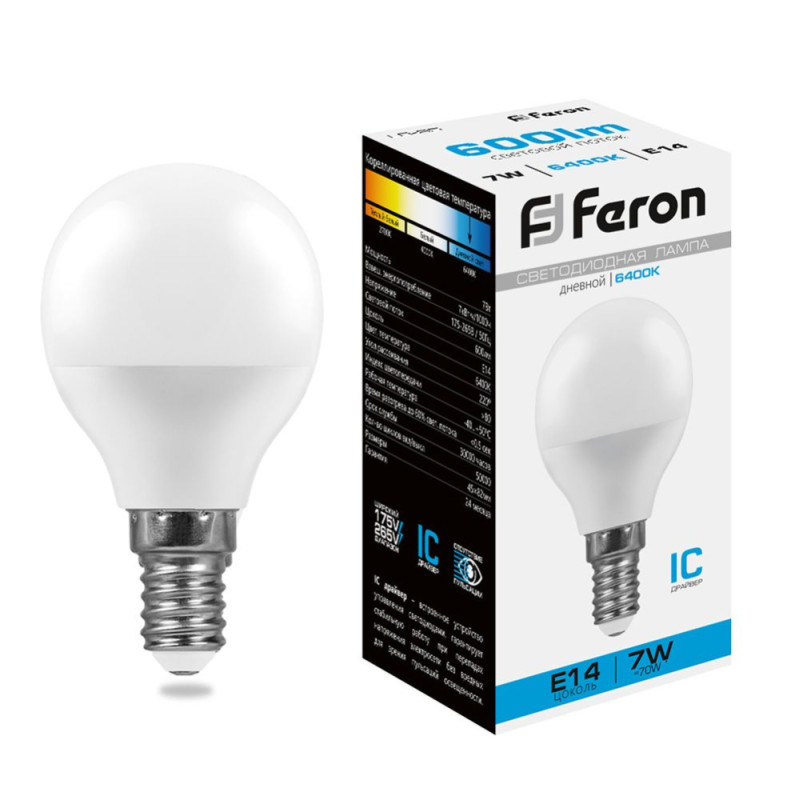Светодиодная лампа Feron 25480