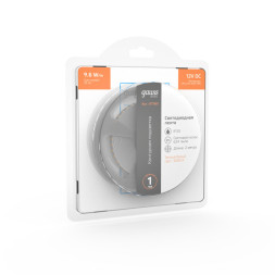 Лента Gauss Basic LED 2835/120 BT060 19.2W 12V 624lm белый (теплый) IP20