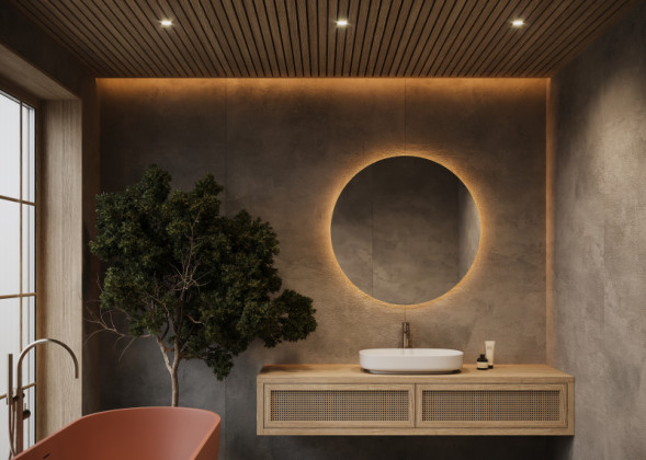 Точечный влагозащищенный светильник Maytoni Technical Flint DL101-GU10-TRS-B