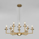 Подвесная люстра Eurosvet CARISO 60150/10 латунь