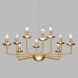 Подвесная люстра Eurosvet CARISO 60150/10 латунь