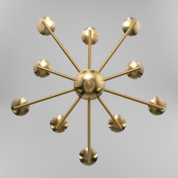 Подвесная люстра Eurosvet CARISO 60150/10 латунь