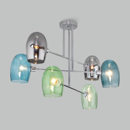 Люстра на штанге Eurosvet Gardie 70141/6 хром