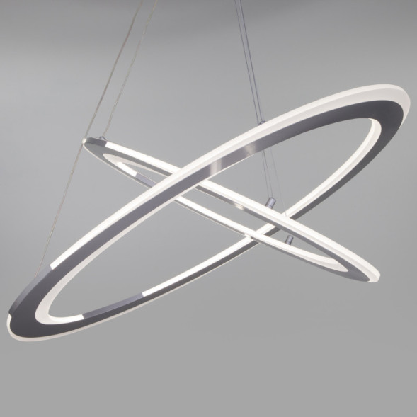 Подвесная люстра Eurosvet Virtus 90231/2 серебро