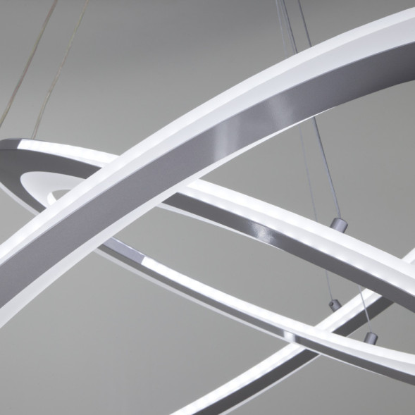 Подвесная люстра Eurosvet Virtus 90231/2 серебро