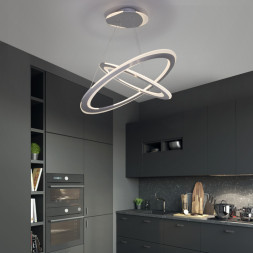 Подвесная люстра Eurosvet Virtus 90231/2 серебро