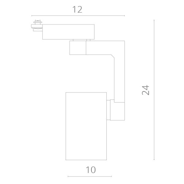 Светодиодный трековый светильник ARTE Lamp TRACCIA A2330PL-1WH