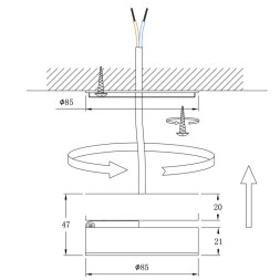 Накладной точечный светильник ARTE Lamp VELA A2511PL-1BK
