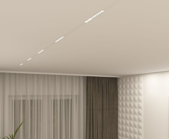 Светодиодный трековый светильник Denkirs SMART GRILL DK8001-WH