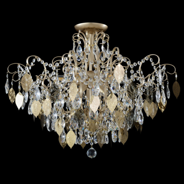 Люстра потолочная Crystal Lux ESMIRALDA PL9 GOLD ESMIRALDA