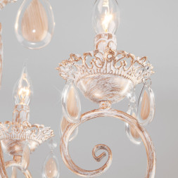 Подвесная люстра Eurosvet Galatea 10009/6 золото с белым