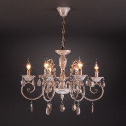 Подвесная люстра Eurosvet Galatea 10009/6 золото с белым