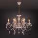 Подвесная люстра Eurosvet Galatea 10009/6 золото с белым