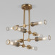Люстра на штанге Eurosvet 60166/8 латунь Oriens