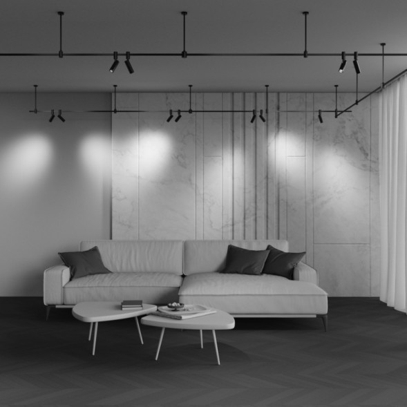 Трековый магнитный светильник Maytoni Technical TR144-1-5W4K-W-B FOCUS LED