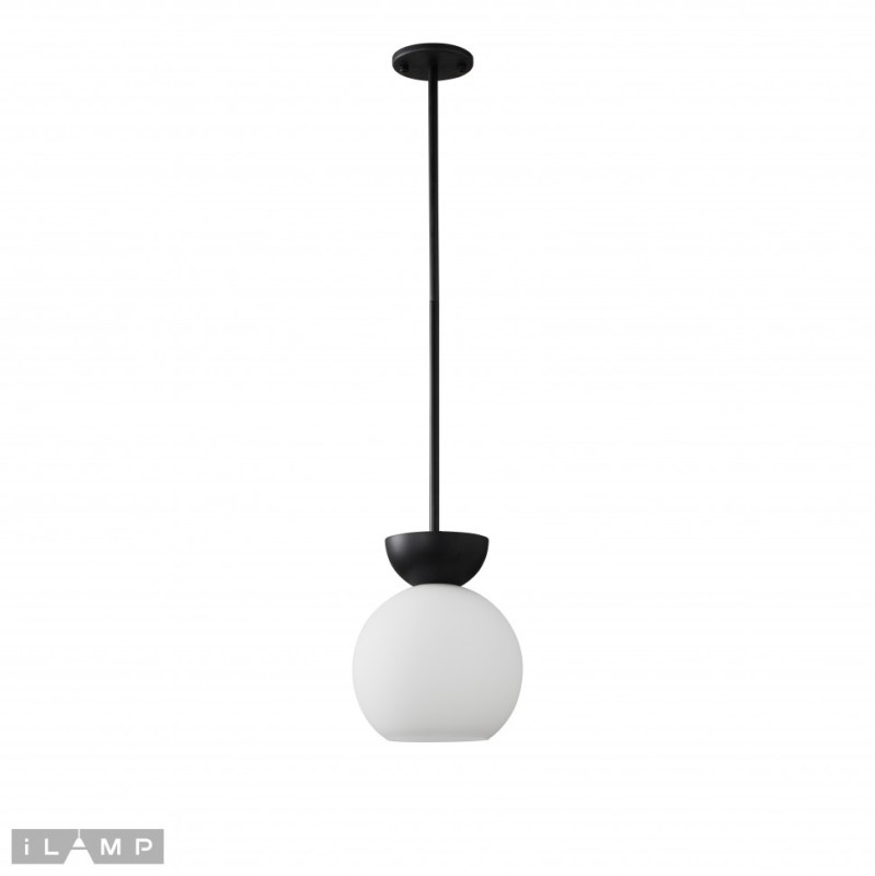 Подвесной светильник iLamp MONO P6079-1 BK+WH