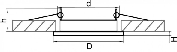 Встраиваемый точечный светильник Lightstar Tensio 212110