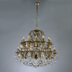 Подвесная люстра AMBIENTE by BRIZZI GRANADA 2118/12+12 PB Tear Drop