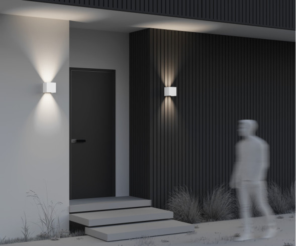 Уличный настенный светильник Maytoni Fulton O572WL-L20W3K