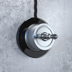 Выключатель Werkel WL19-01-05 (Матовый хром)