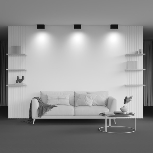 Накладной точечный светильник Maytoni Technical ATOM C017CL-02B