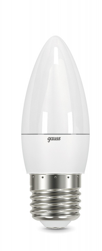 Светодиодная лампа Gauss Свеча 103102210 9.5W 220V 950lm E27 белый (дневной)