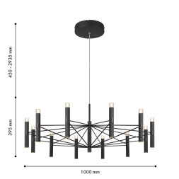 Подвесная люстра 4758-12P Favourite Blick