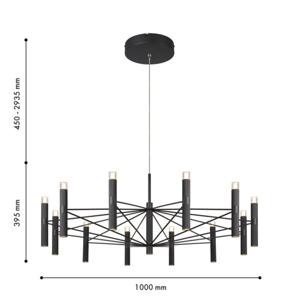Подвесная люстра 4758-12P Favourite Blick