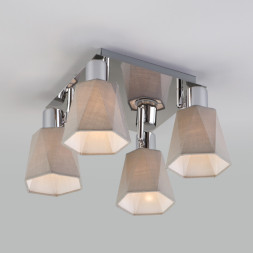 Потолочная люстра Eurosvet Verso 20087/4 хром/серый