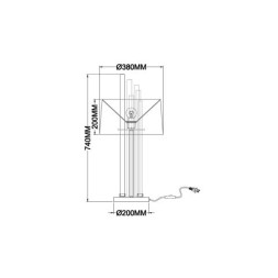 Настольная лампа Vele Luce Notte 255 VL1314N01