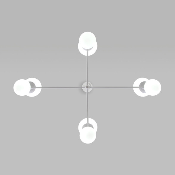 Подвесная люстра Eurosvet Bubble 30182/8 белый