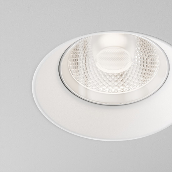 Точечный влагозащищенный светильник Maytoni Technical Flint DL101-GU10-TRS-W