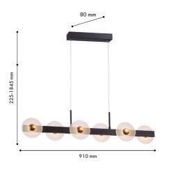Подвесная люстра Favourite Solskin 4317-6P