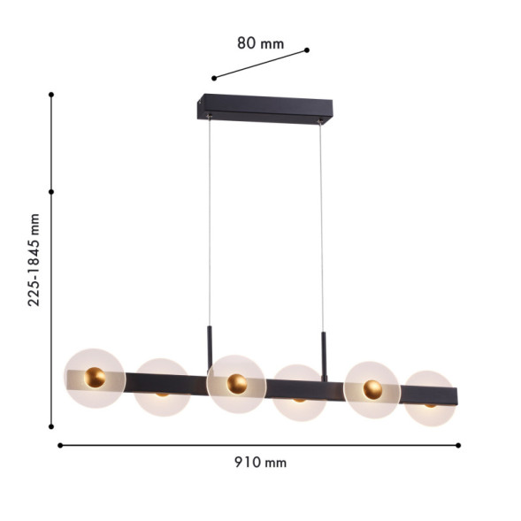 Подвесная люстра Favourite Solskin 4317-6P