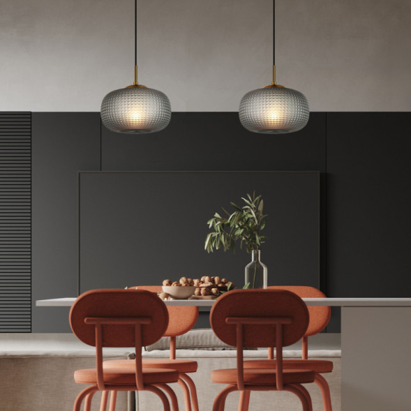 Подвесной светильник Eurosvet GEM 50262/1 серый