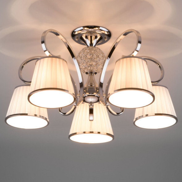 Люстра на штанге Eurosvet TESSA 60088/5 хром