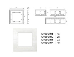 Рамка Ambrella Volt AF930102 ALFA Grand