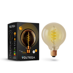 Светодиодная лампа Voltega GLOBE 7076 4W 220V 300lm E27 белый (теплый)