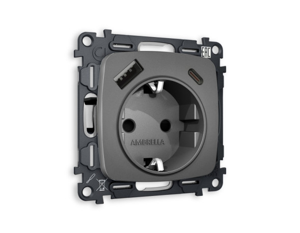 Розетка Ambrella Volt MO660010 OMEGA QUANT