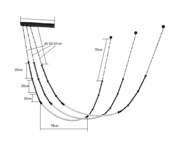 Подвесной светильник Kink Light Бофорт 08060-3AS,20