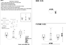 Люстра на штанге Crystal Lux Camila CAMILA SP6 GOLD