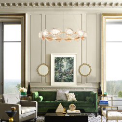 Подвесная люстра Crystal Lux FELICIDAD FELICIDAD SP96W LED