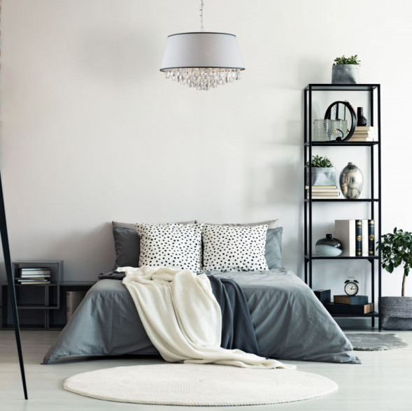 Подвесная люстра Eurosvet Opera 10092/5 хром/прозрачный хрусталь Strotskis