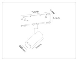 Трековый светильник Ambrella Light TRACK SYSTEM GL2301