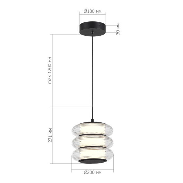 Подвесной светильник ST-Luce SL6239.403.03 FRITTELA