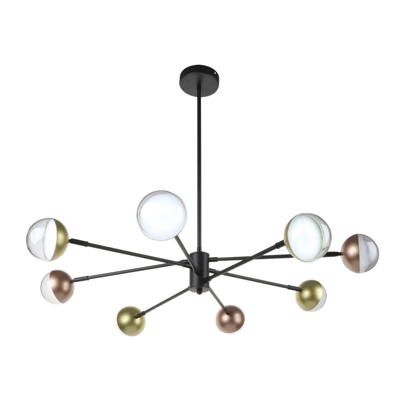 Люстра на штанге Escada DIVERSE 10271/8LED Gold/Copper