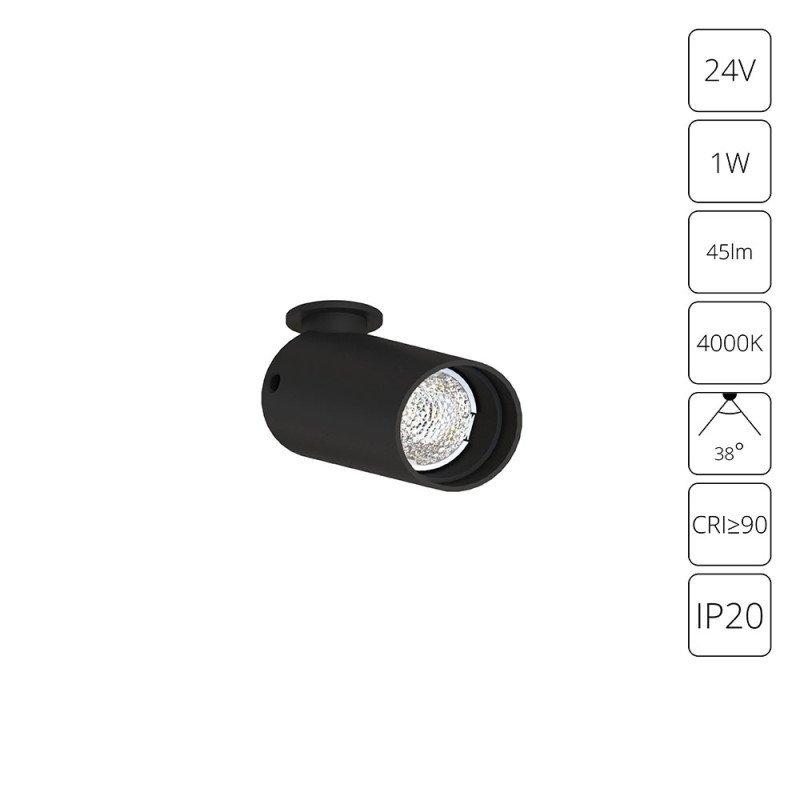 Спот ARTE Lamp PRESTO A6181PL-1BK